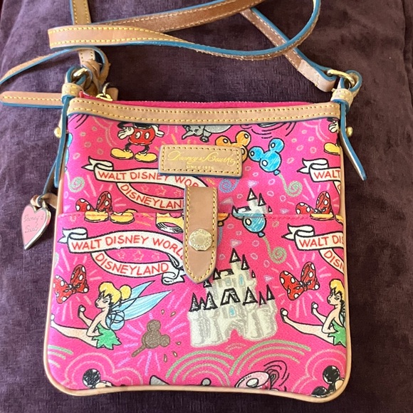 Dooney & Bourke Handbags - Dooney & Bourke Pink Disney Park Icon Crossbody Bag